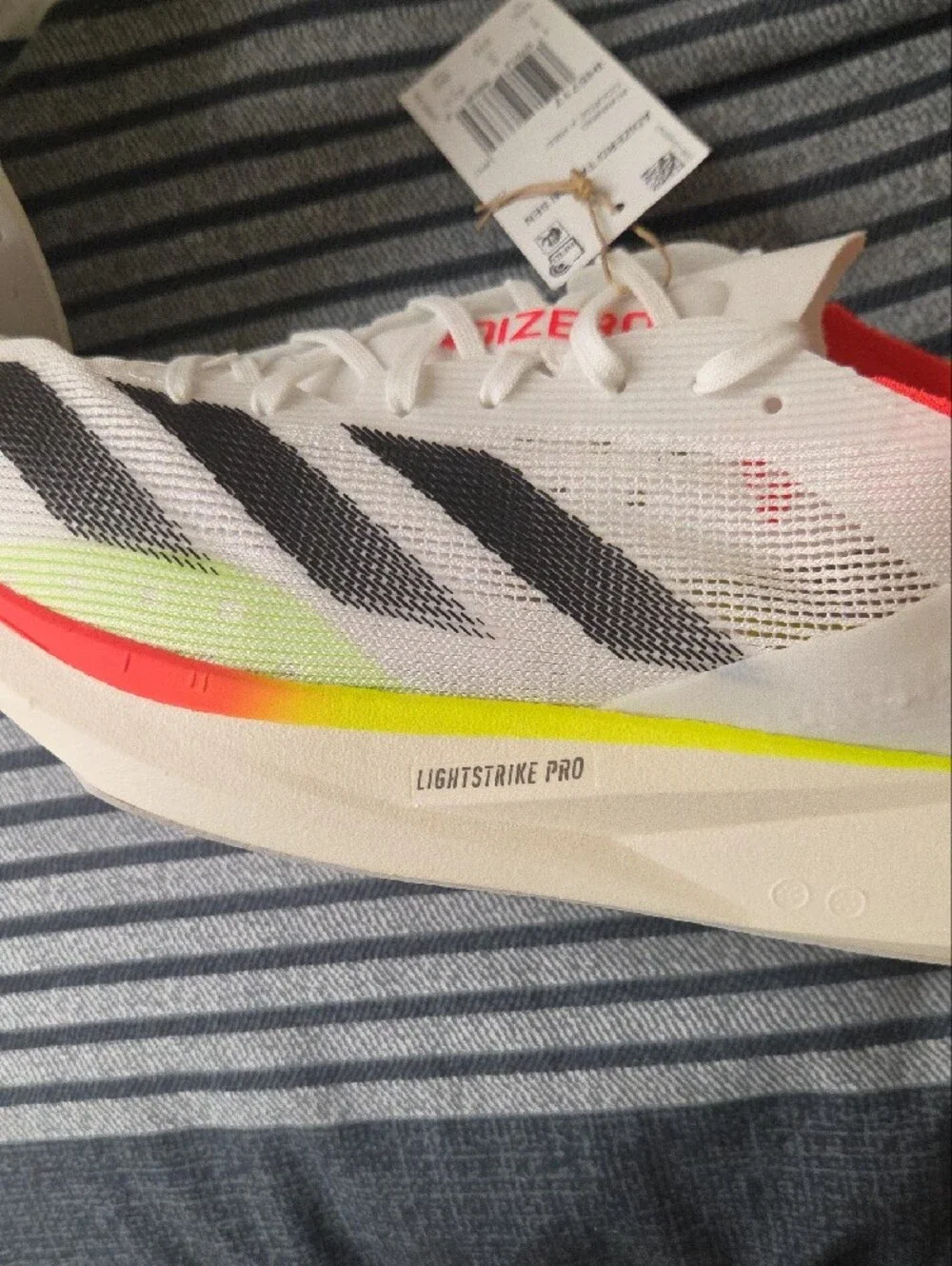 adidas Adizero Takumi Sen 10 W - White and Black